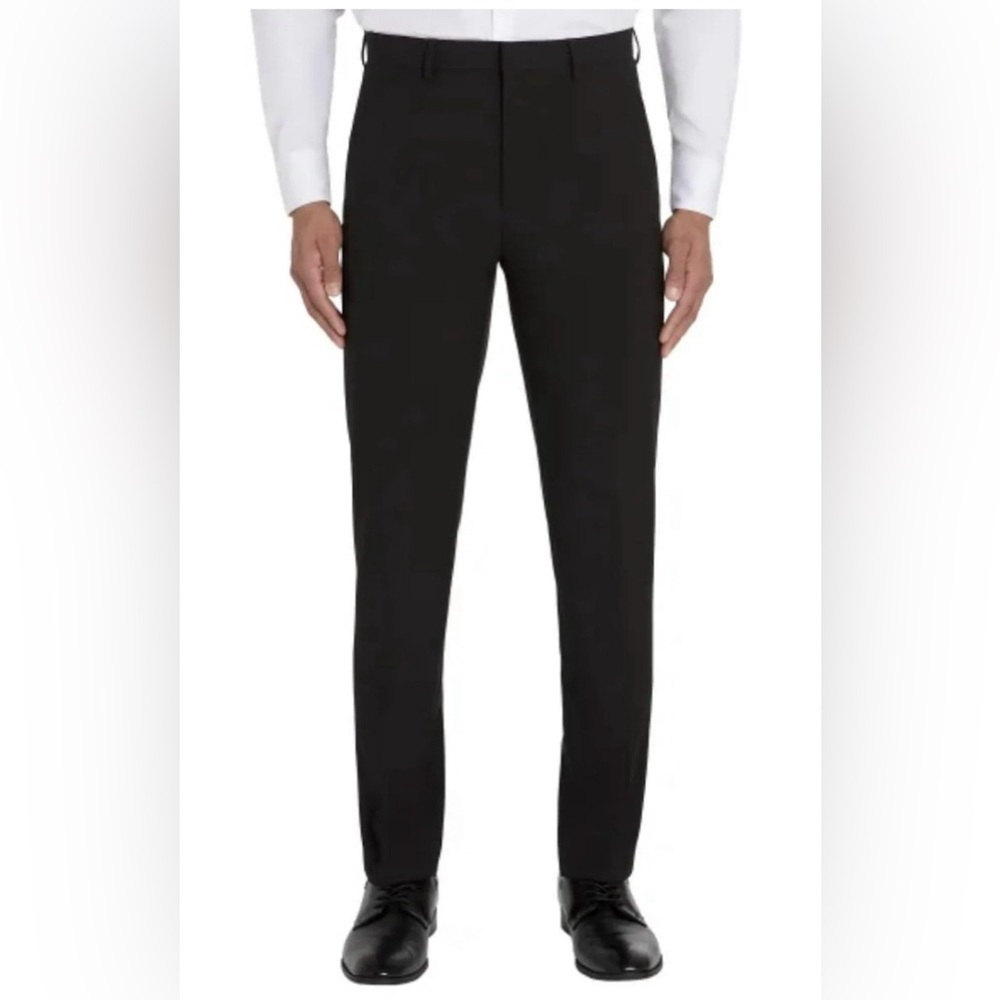 Calvin Klein Black Men's Dress Pants - Slim Tailored Fit